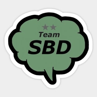 Team SBD 2 Sticker
